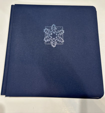 Creative Memories 12 x 12 Blue Snowflake Flex Hinge Album Coverset Old Style