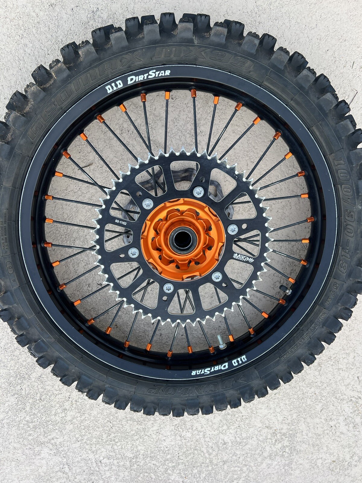 2022 KTM 125 SX Rear front set Wheel Kite Hub Rim dirt KTM 125450 SX