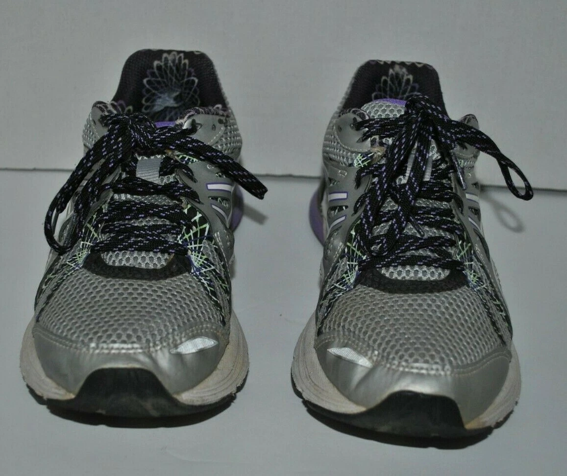 ASICS Women s Gel Preleus Gray Purple Running Shoes Athletic Shoes