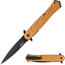 MTech Spring Assisted Folding Knife 3.63" 3Cr13MoV Steel Blade Aluminum Handle