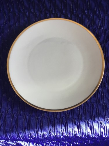 RARE ANTIQUE 1904-1918 BP WURTTEMBERG GOLD RIM WHITE HOTEL PORCELAIN PLATES MINT - Picture 9 of 10