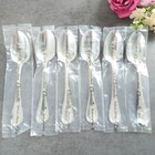 Christofle Rubans Tea Spoon Unopened 6pcs Silverplate Flatware Brand New