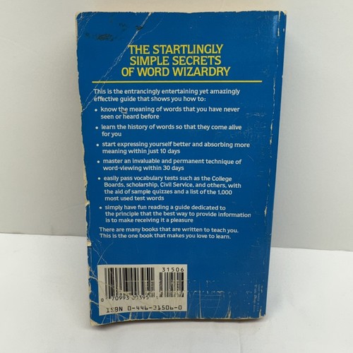 How to Build Better Vocabulary - Mass Market Paperback - Picture 2 of 4