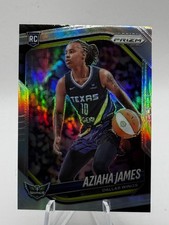 2025 Panini Prizm WNBA #83 - Aziaha James RC (Silver Prizm) - Dallas Wings