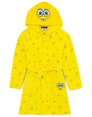 SpongeBob SquarePants Gelb Spongebob Squarepants Novelty Face Hood Bademantel Un