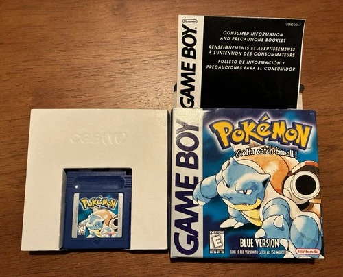Pokemon Blue Version Nintendo Game Boy (PLEASE READ DESCRIPTION - UNTESTED!)