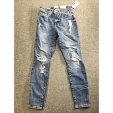 Universal Thread High-Rise Skinny Jeans size 4 S - Medium Wash/Distressed - NEW