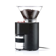 Bodum Bistro Electric Coffee Grinder, Black, Conical Burr, Uneven Grinding, Ant_