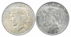 1923 & 1922 Peace Silver Dollar $1 Bullion Collection Lot *179