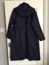 Centigrade Longline Parka with Detachable Hood Navy Medium