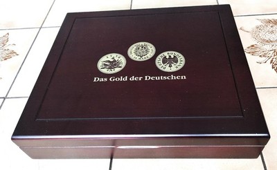 Luxus MDM Holz Kassette für 12 Münzen