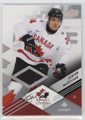 2024 Upper Deck Team Canada Juniors Jersey Denton Mateychuk #7 b3q