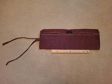 Sac de rangement vintage argenterie Le Count & Sims avec 12 compartiments pour couverts