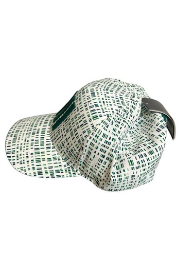 Adidas Golf 3 Streifen Tour Print Snapback Golfmütze Kappe weiß grün brandneu - Bild 2 von 5