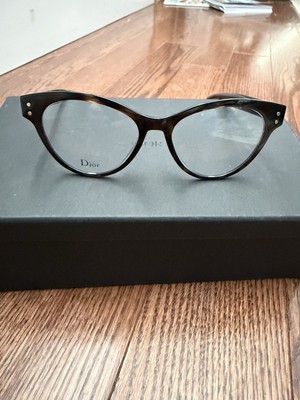 Christian Dior CD4 Cat Eye Eyeglasses   Size 52-16-145   Tortoise