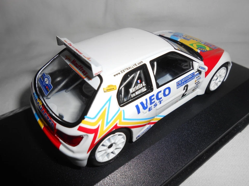 PEUGEOT 306 MAXI N°2 DU RALLYE DE LORRAINE DE 2007  1/43ème - Photo 2/2