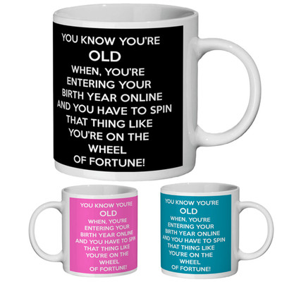 Lustige alte Person Tasse Geburtstag Geschenk Tasse für Mama Papa Opa Oma Geschenkidee