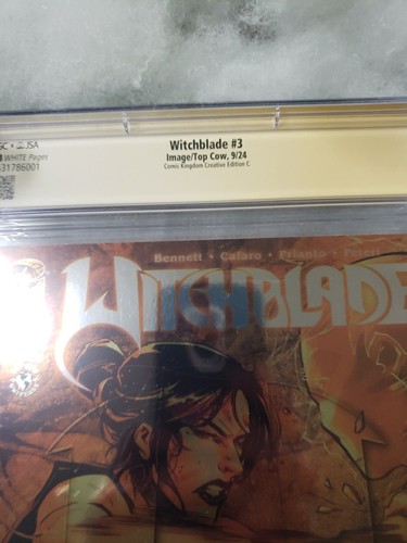 WITCHBLADE #3 CGC 9.8🔥 NYCC FOIL VIRGIN EXCLUSIVE 2024 LTD🔥SIG🔥JAIME TYNDALL - Picture 14 of 15