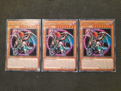 3x Chaos Imperator Drache   1. Auflage Deutsch RARE  Playset Seto Kaiba 