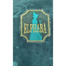 The Wicked Elphaba Girls Teal Full Zip Hoodie in size 7/8 is a stylish and comfy