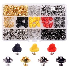 430 Pcs Butterfly Clutch Tie Tacks Pin Back with 8mm Blank Pins Metal Replace...