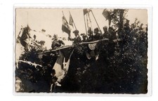 Fascismo , anni 20 , foto originale di Adunata/Comizio .