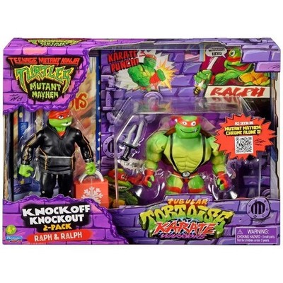 Mutant Mayhem Tubular Tortoise Karate Warriors Raph & Ralph Action