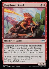 MTG Magebane Lizard Normal NM Outlaws of Thunder Junction OTJ Magic 134