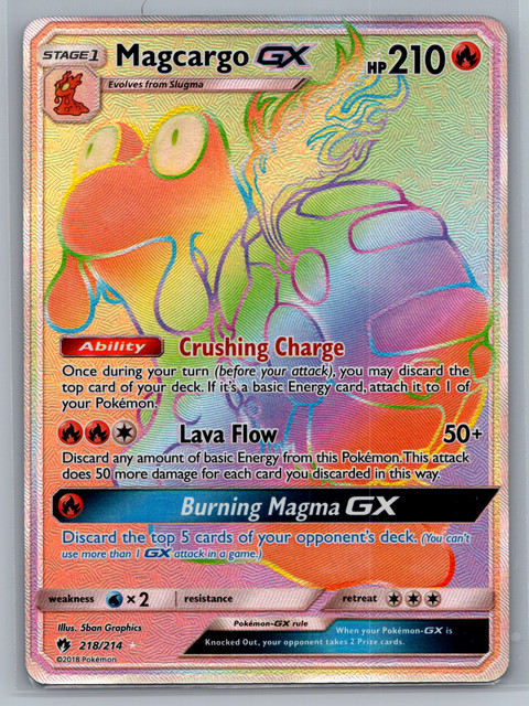 Magcargo GX #218 (Lost Thunder (2018))