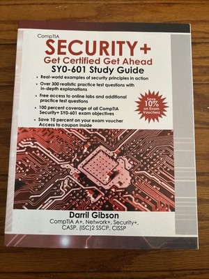 Comptia Security Plus Get Certified Get Ahead Syo-601 Exam Study Guide