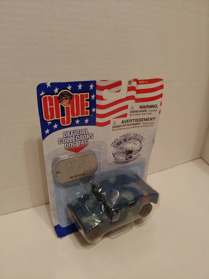 2002 Maisto G.I. Joe: Blue Humvee Military Toy Heavy Shelf Wear - Image 2 of 4