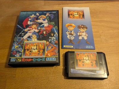Gunstar Heroes Sega Mega Drive komplett MD NTSC-J CIB