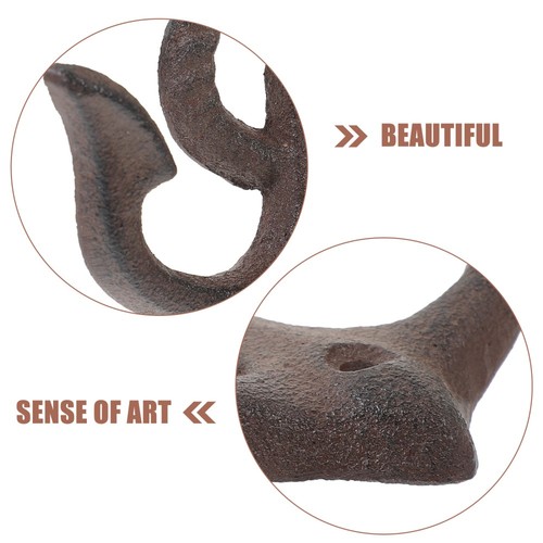 Iron Anchor Hook Nautical Hooks for Hanging Decorative Wall Coat - Afbeelding 7 van 12