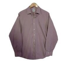 Brooks Brothers Dress Shirt Classic Men's Size 16-35 Sleeve Button-up Supima Red