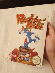 NINTENDO NES ROCKIN KATS COMPLETO CON CAJA Y MANUAL BOXED CIB 100% PAL B ESP