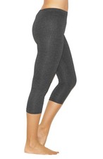 Capri Leggings 3/4 blickdicht Baumwolle kurze Hose Damen Unisex
