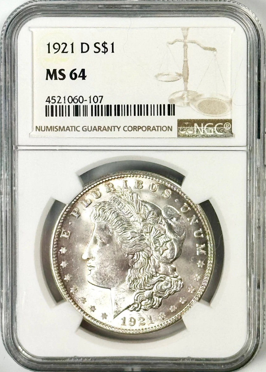 Silver NGC 1921 Year Morgan US Dollars (1878-1921) for sale | eBay