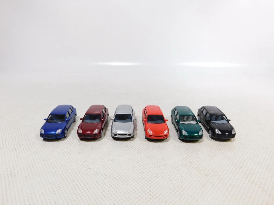 Herpa 1:87 H0 6X Modello PKW Auto Porsche Cayenne Molto Buono/Mint #EI73-0,5 - Immagine 4 di 4