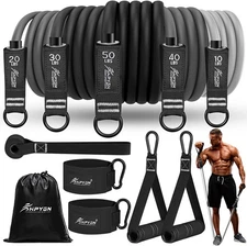 HPYGN Resistance Bands, Exercise Bands for Working Out, Workout Bands Men, Fitne