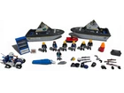 Vintage 1984 Playmobil Police Boats, 4 wd, 7 Figs, Jet Ski, Electric Boat Motor