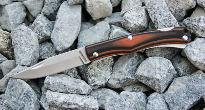 Rough Rider LOCKBACK ORANGE / BLACK Messer Taschenmesser 440 Stahl G10 RR2105