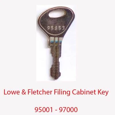 Lowe & Fletcher Replacement Filing Cabinet Key 95001 - 97000