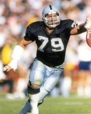 BOB GOLIC 8X10 PHOTO OAKLAND RAIDERS LA LOS ANGELES NFL FOOTBALL