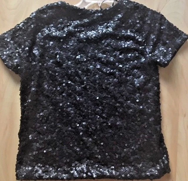 Sequin top hotsell h and m