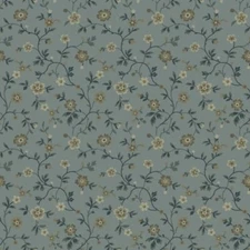 Dark & Stormy By Maywood Studio - Blue Floral Vine  #10442-B