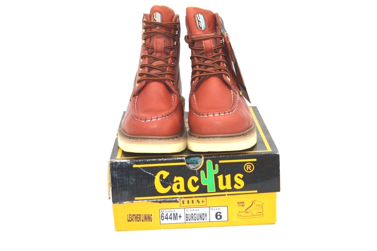 Calzature Da Uomo Cactus Stivali Da Lavoro 422m Neri Leggeri Resistenti