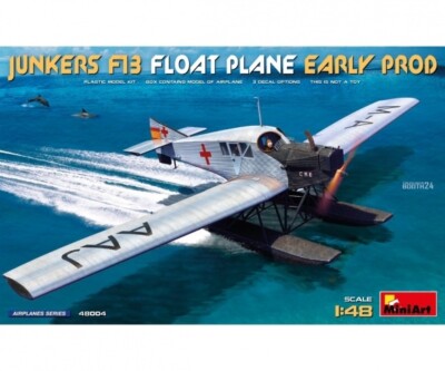 1:48 Junkers F13 Wasserflugzeug fr.Prod. Bausatz MiniArt 550048004