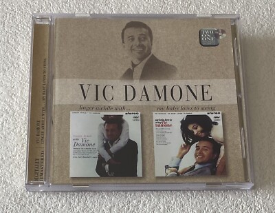 VIC DAMONE ~ LINGER AWHILE WITH.../ MY BABY LOVES TO SWING ~ 1997 UK 24-TRACK CD