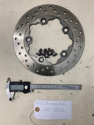 2015 + Yamaha YZF-R1 REAR BRAKE ROTOR DISK 5mm OEM | eBay