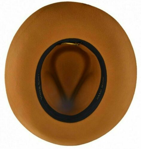 ✅Gladwin Bond rígido y a presión 100 % lana Fedora hecho a mano lágrima sombrero banda de grosgrain - Imagen 2 de 2